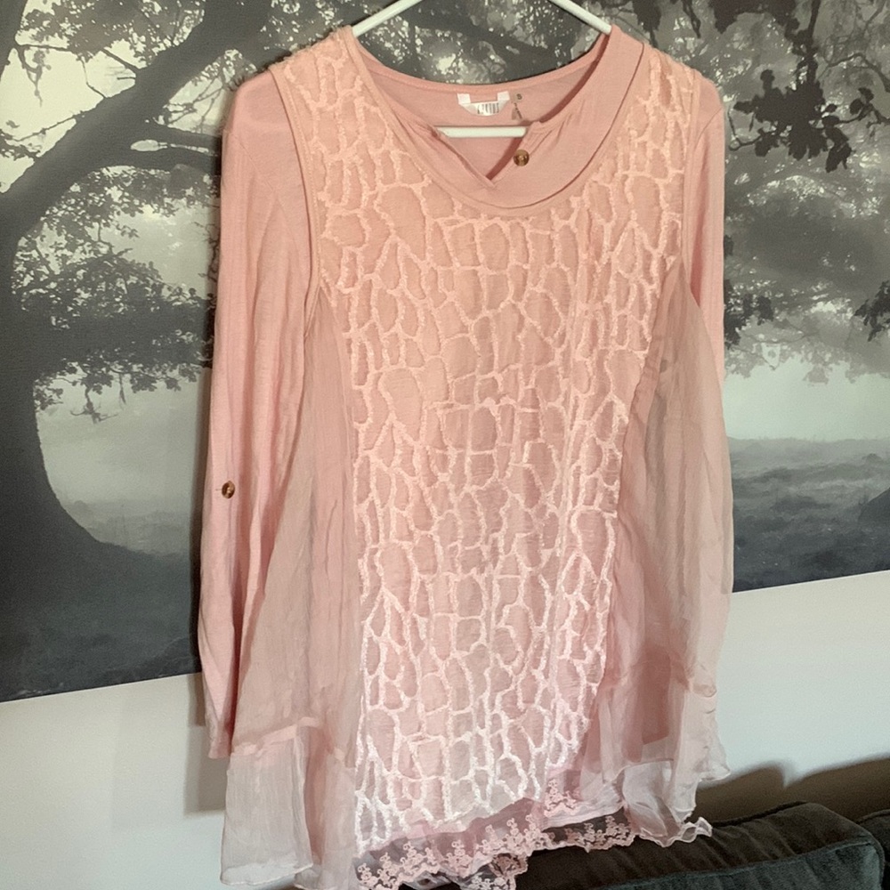 Kaktus pink layered top small